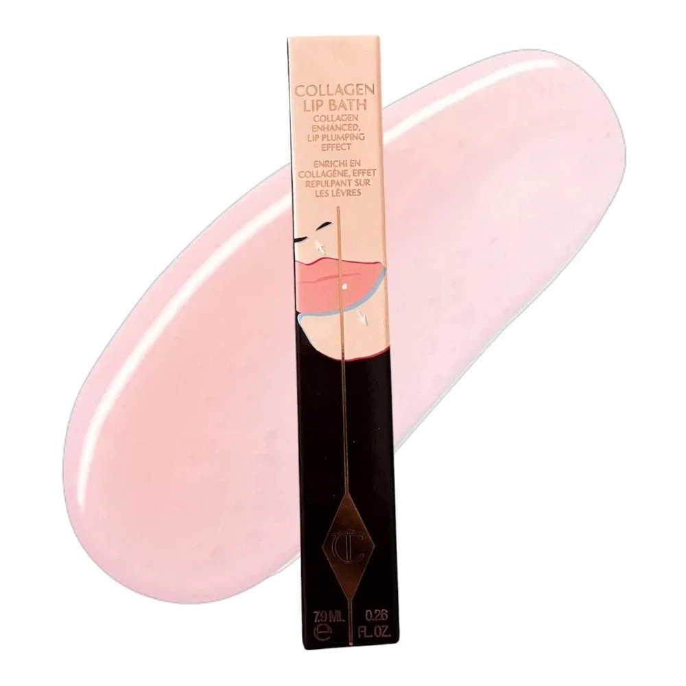 Charlotte Tilbury Collagen Lip Bath Refresh Rose High Shine Plumping‎ Gloss NIB